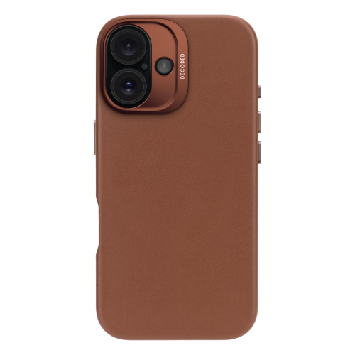 DECODED Leather Case for iPhone 16 Plus - Tan