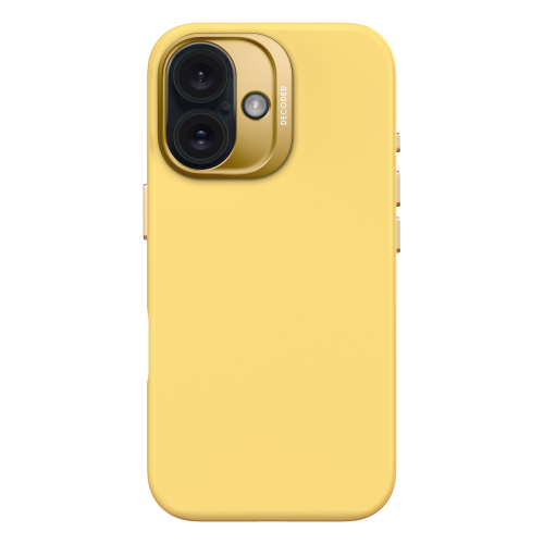 DECODED Silicone Case for iPhone 16 - Yellow