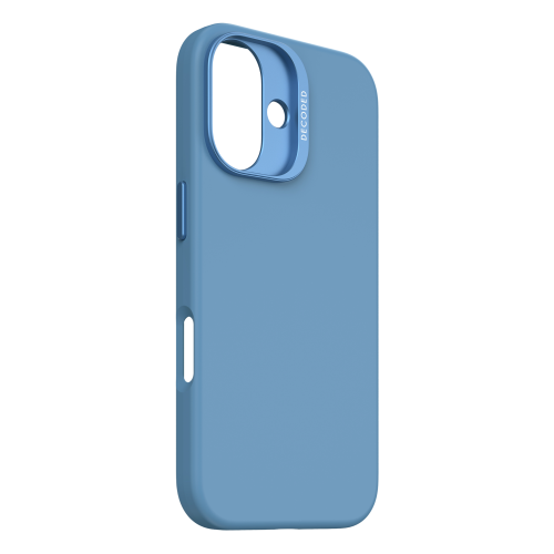 DECODED Silicone Case for iPhone 16 - Light Blue