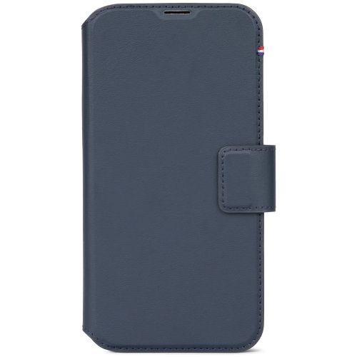 DECODED Leather Detachable Wallet Case w/MagSafe for iPhone 15 - True Navy