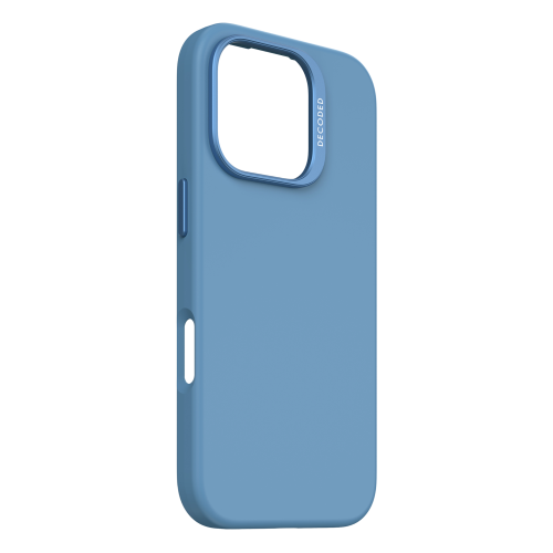 DECODED Silicone Case for iPhone 16 Pro - Light Blue