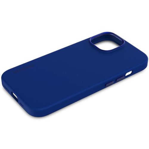 DECODED Silicone Backcover w/MagSafe for iPhone 15 - Galactic Blue