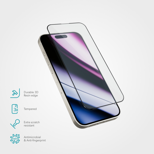 Epico ImpactBuffer Glass 3D for iPhone 16 Pro