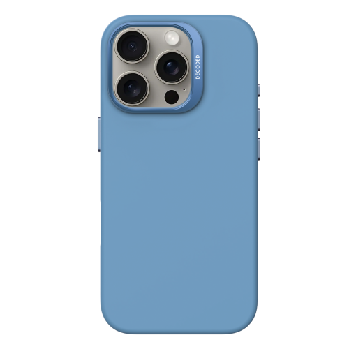 DECODED Silicone Case for iPhone 16 Pro Max - Light Blue