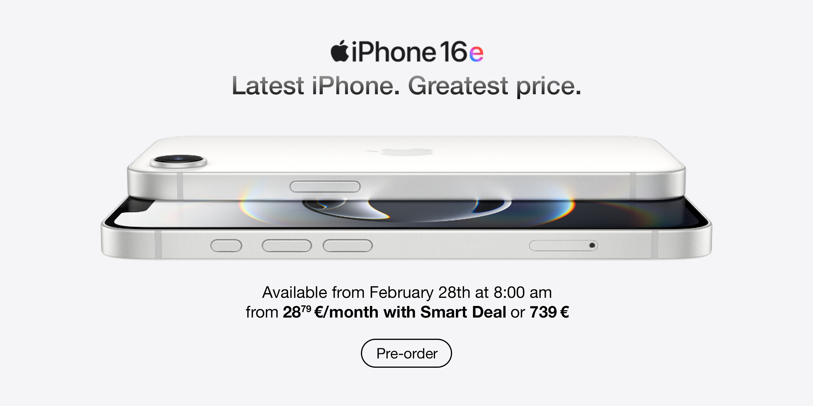 iPhone 16e Pre-order